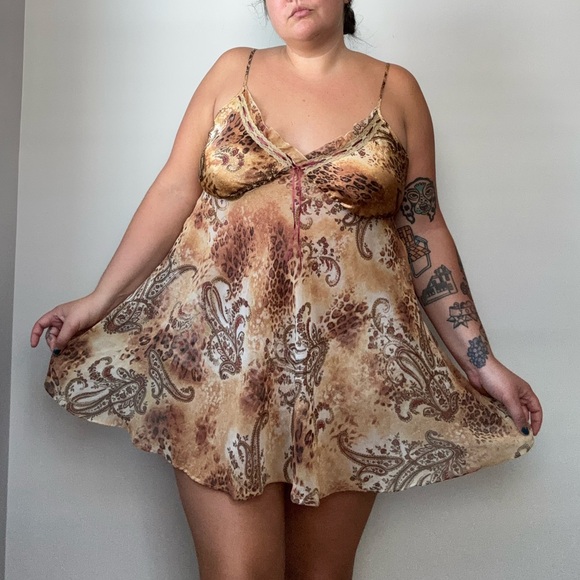 Leopard Babydoll Top - Picture 1 of 6